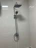 莱尔诗丹（Larsd） 方形明装淋浴花洒套装 明管花洒 淋浴器 手持花洒套装铜体混水阀 【方形旗舰款】两出水花洒套装 实拍图