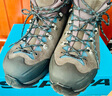 SCARPA思嘉帕户外鞋登山鞋冈仁波齐专业防水防滑耐磨高帮穿越版徒步鞋 男款-鲨鱼灰拼蓝色 大一码拍 45 实拍图