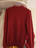 欧莎（OSA）红色套头毛衣2025年新款女秋冬宽松外穿半高领打底衫内搭上衣 大红A M 实拍图
