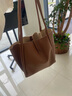 花丫花丫托特包女 大容量托特包子母包上课通勤单肩手提包休闲腋下包 【卡其色（内含小包）】 实拍图