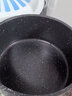 九阳（Joyoung）小奶锅不粘锅家用泡面锅宝宝婴儿辅食神器一人食平底锅磁燃通用 奶锅（绿）CF-TLB1663D 16cm 实拍图