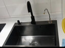 格卫森洗菜盆一体盆厨房水槽单槽洗碗槽洗菜池大单槽台下盆不锈钢水池盆 冷热抽拉龙头套餐 纳米单槽50*45cm 实拍图