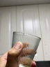 皇家洛克 ROYALLOCKE玻璃ins风吸管咖啡杯高颜值学生网红杯伴手礼竹节杯 【矮款】 透明杯1个 实拍图