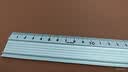 田岛（TAJIMA）田岛工具直尺美工刀防护导向尺30/45/60厘米广告裁切绘图工具防滑 银色直尺30厘米 实拍图