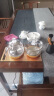 FUNORK全自动底部上水电热水壶烧水壶煮泡茶家用茶台一体机茶桌茶几嵌入式茶具套装 消毒款（尺寸37x20cm） 实拍图