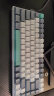机械师(MACHENIKE) K500 有线机械键盘 游戏键盘 笔记本电脑台式机键盘 84键帽 红轴 混光 PBT 白色 实拍图