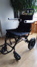 康倍星（COVNBXN）轮椅老人折叠轻便家用医用可上飞机便携式老人老年手动轮椅推车简易小轮椅可带拉杆 4|经典黑色大轮款-12英寸实心轮-弹簧/可立 晒单实拍图