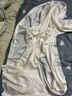 浪莎睡裙女春夏性感睡衣仿冰丝薄款纯欲风吊带两件套家居服 奶白 M  实拍图