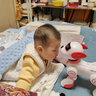 JJR/C儿童早教智能声控机器狗玩具男孩1-3岁宝宝4-6-8岁小孩仿生机器人 【编程智能跟随+触摸互动】粉色 智能机器狗孩子的童年玩具 实拍图