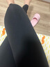 莫代尔鲨鱼皮打底裤女外穿秋冬季紧身高腰秋季瑜伽裤防掉档提臀塑形 冬季-【中厚绒】黑色 M 码（96-110斤） 实拍图