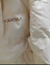 FILA 斐护科技|斐乐女装长款羽绒服冬季休闲简约连帽保暖羽绒外套 云菇白-WT 175/92A/XL 实拍图