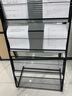 协同报刊架杂志架书报架资料架宣传展示架子置物架单页展架金属落地报纸架陈列架 升级【宽63cm】【四层】黑色弧顶-七仓发货 实拍图