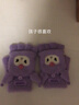 Hello Kitty库洛米儿童手套冬保暖针织毛线半指卡通可爱女宝宝幼儿翻盖手指套 库洛米紫色 C3121 均码/适合5-10岁 实拍图
