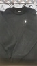 左西男童毛衣纯色儿童加厚秋装2025新款男孩大童秋冬线衣 黑色 150 实拍图