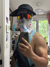 帕森（PARZIN）追风系列运动太阳镜男 跑步登山骑行眼镜 防晒护目墨镜女 PZ76005 实拍图