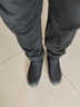 泰和源冬季棉鞋男加绒加厚雪地靴男保暖中老年爸爸鞋防水防滑老北京布鞋 黑色-[标准尺码,加绒不影响大小] 42 实拍图
