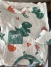 俞兆林（YUZHAOLIN）儿童睡衣夏季薄款男童家居服纯棉四季款中小童衣服童装 恐龙足迹 晒单实拍图