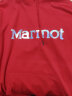 土拨鼠（Marmot）运动卫衣休闲时尚圆领带帽套头上衣男户外 胜利红6702 L 欧码偏大 实拍图