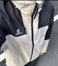 骆驼（CAMEL）三合一冲锋衣户外登山服防风防水保暖潮牌运动外套 A1W231117AX暖白/幻影黑男女同款 L 实拍图