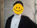康坦汀 高领毛衣男秋冬保暖针织衫修身毛线衣服长袖百搭纯色内搭打底衫 白色加绒 XXL 实拍图