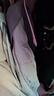 唐狮（TonLion）2025女撞色拼接翻领羽绒服 紫棠色 S 实拍图