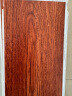 斯图（sitoo）PVC地板革地板贴自粘木纹地板加厚防水耐磨家用办公室免胶地面贴 红檀木7片装（1平方） 实拍图