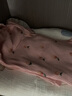 米度丽孕妇秋衣秋裤套装产后哺乳上衣春秋保暖内衣睡衣毛衫冬月子8355 粉底水蜜桃 L码（建议100-140斤左右） 实拍图