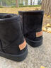 回力（Warrior）雪地靴女冬季保暖加厚短筒棉鞋学生棉靴子加绒 2166X 黑色 37  实拍图