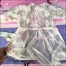 浪莎纯欲风性感睡衣女冰丝夏季诱惑睡裙浴袍日系和服情调女士睡袍 嫣然 M 80-115斤 实拍图