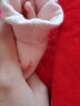 童泰婴儿衣服连体衣秋冬季新生宝宝加厚夹棉保暖内衣 粉色苹果 66码(3-6个月) 实拍图