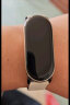 BHO适用小米手环8表带磁吸硅胶表带智能运动手环腕带手表带 奶茶配白 实拍图