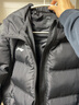 李宁（LI-NING）棉服男女中长款过膝棉服冬加厚防风保暖外套修身连帽棉大衣 黑 L 175/92A 实拍图