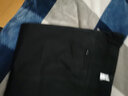 恒源祥高端男士休闲裤中老年长裤子宽松纯棉免烫秋冬加绒直筒高腰爸爸装 黑色秋冬款 厚款 34 码二尺七腰围【建议140-150斤 实拍图