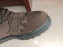 回力（Warrior）男鞋保暖工装鞋加绒加厚休闲棉靴高帮软底雪地靴 WBN-3188 深棕42 实拍图