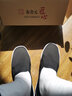 布舍元传统布鞋男士千层底布鞋黑色棉布鞋一脚蹬平底懒人鞋老北京布鞋男 131-9206黑色 43 实拍图