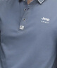 JEEP SPIRIT吉普短袖T恤男夏季短袖男士POLO休闲翻领可定制上衣服 深灰色 4XL 实拍图