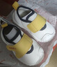 卡特兔学步鞋软底机能鞋秋季网面童鞋女宝宝室内鞋男童幼儿园透气入园鞋 白黄-网布 24 内长14.5cm  脚长13.6-14.2 实拍图