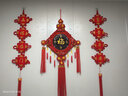 相思缦 中国结挂件新年装饰手工编制桃木福字乔迁新居搬家客厅玄关挂件 大号吉祥如意福【高125宽56CM】 实拍图