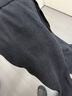 罗蒙（ROMON）灯芯绒休闲裤男2025秋冬新款保暖加绒男士松紧腰直筒长裤子男裤 深灰厚 L （建议体重110-130斤） 实拍图