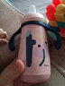 taoqibaby婴儿保温杯宝宝学饮鸭嘴奶瓶316不锈钢儿童保温水壶杯带吸管学生 珀尔粉+鸭嘴【360ml】 均码 实拍图