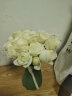 钟爱（love）云南昆明鲜花基地直发玫瑰家庭插花花束直批鲜花 白玫瑰20枝 实拍图
