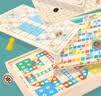 xunlu巡鹿儿童棋类益智玩具多功能棋盘多合一五子棋象棋围棋飞行棋六一礼物 五子棋象棋跳棋三合一 6-12-15岁男女孩生日礼物 实拍图