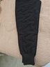 鸭鸭羽绒裤女秋冬季新款鸭绒卫裤高腰显瘦弹力工装棉裤休闲哈伦裤 黑色 L 实拍图