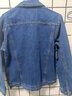 真维斯夹克男2026春季潮流刺绣青年工装长袖牛仔外套宽松上衣深蓝M 实拍图