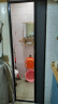 米囹蜂巢折叠门推拉门免打孔隔断门厨房卫生间浴室隐形移门伸缩门 灰色 晒单实拍图