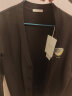 威可多（VICUTU）男士长袖针织开衫秋款舒适修身时尚V领外穿VRW88385596 深灰 180/96A 晒单实拍图