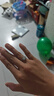 江颜正品D色莫桑钻戒指1克拉纯银情侣对戒一对闭口求婚结婚戒指送女友 【六芒星】1克拉钻戒 默认发开口，要闭口拍下留言尺码 实拍图
