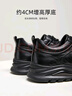 骆驼（CAMEL）加绒女鞋高帮休闲父亲秋冬保暖棉鞋 K24C36L3627 黑色 36 实拍图