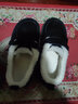 热风（Hotwind）女鞋雪地靴加绒保暖勃肯鞋居家通勤秋冬新款外穿魔术贴乐福鞋棉鞋 01黑色 34 (220mm) 实拍图