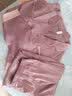 轩靓睡衣女士春秋款仿真丝绸夏季长袖冰丝家居服套装 61952雾紫 2XL 实拍图